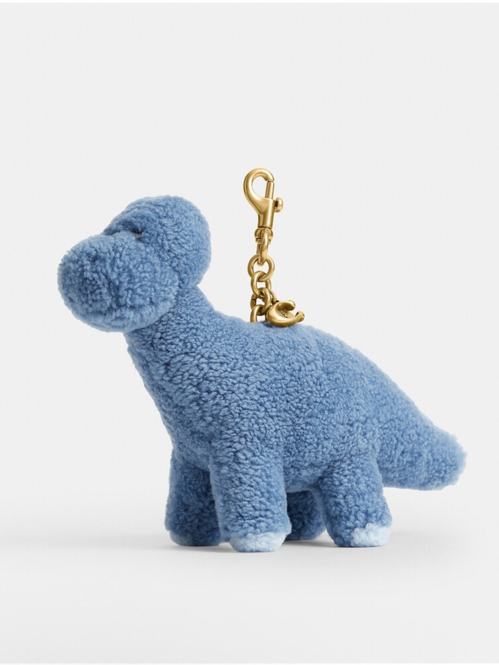 Coach Rexy 10th Birthday Buddy Dinosaur Bag Charm in Shearling NWT
